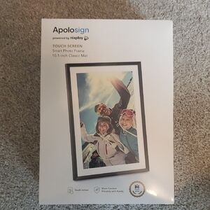 New Apolosign Black Framed Smart Photo Frame